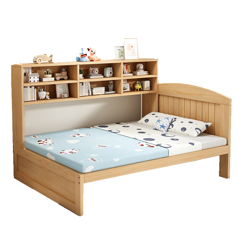 圣承启 木质床 1.2米张高清大图