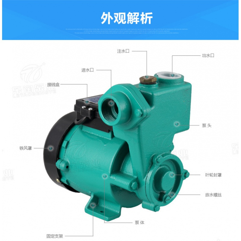 家用全自动冷热水增压泵220v自来水热水器无小水泵