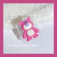iphone12充电器保护套ipad2020线20w适用苹果11promax数据线快充 全身草莓熊充电头透明套