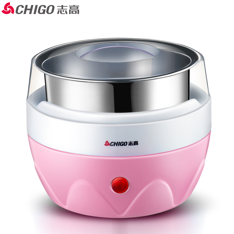 志高（CHIGO）酸奶机SNJ218(N18-1）恒温米酒机 1L不锈钢 粉色