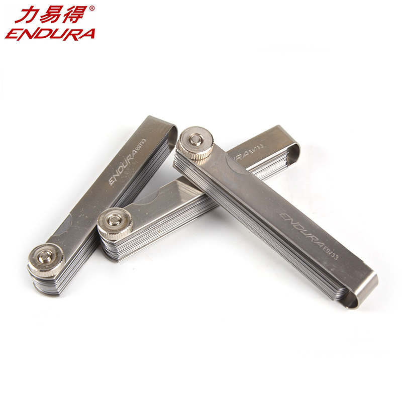 力易得(ENDURA)32件套不锈钢塞尺 0.02-1.00mm 货号E9733