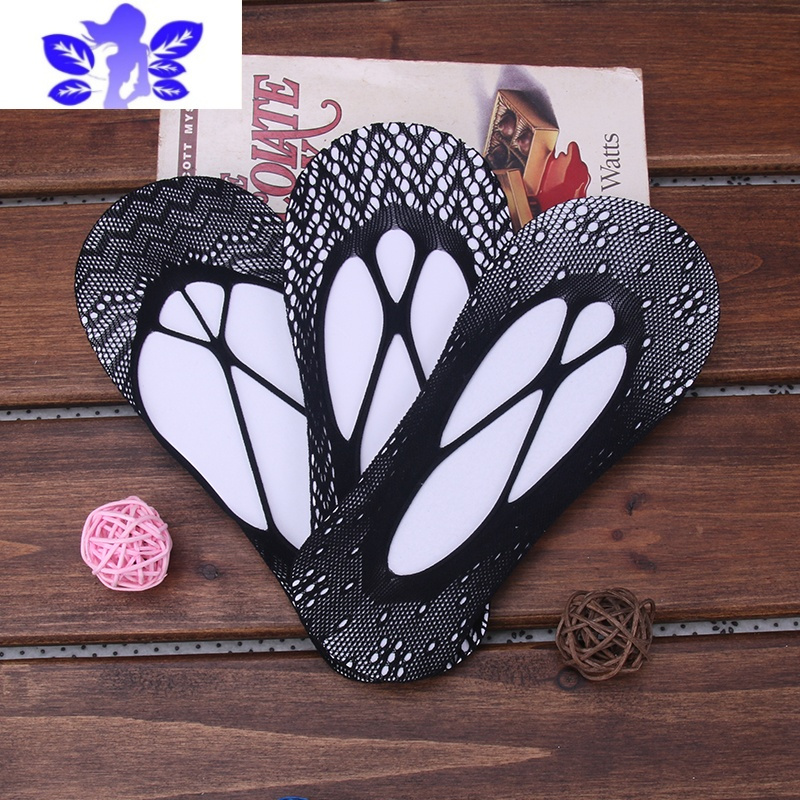 Ideamini2021新款3双装女蕾丝纯色薄款冰丝防滑交叉吊带袜子隐形背带船袜袜子