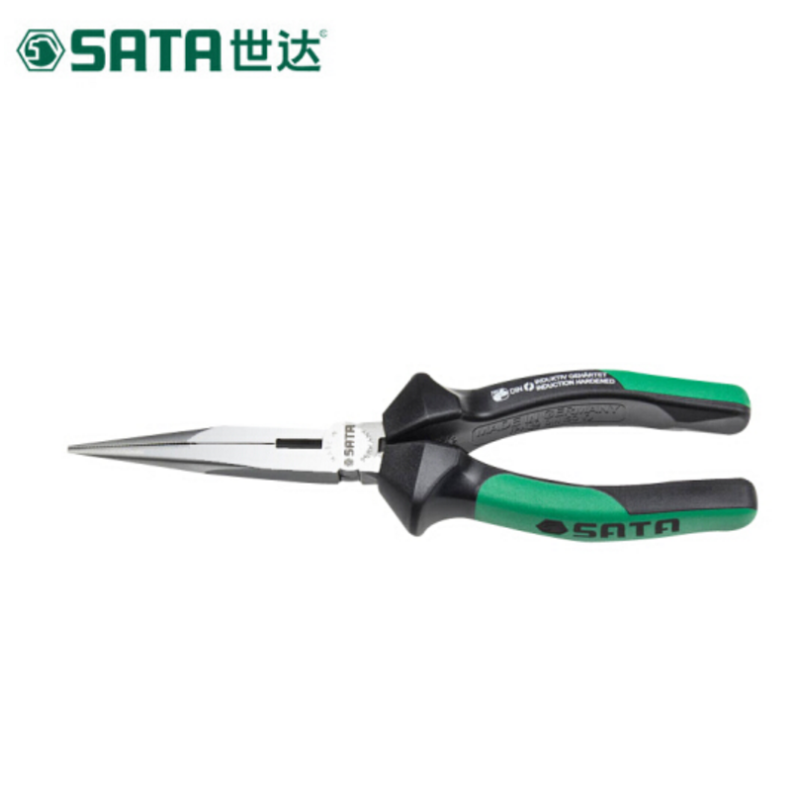 世达(SATA)72712 尖嘴钳G系列多功能尖头钳电工夹持尖口钳8英寸