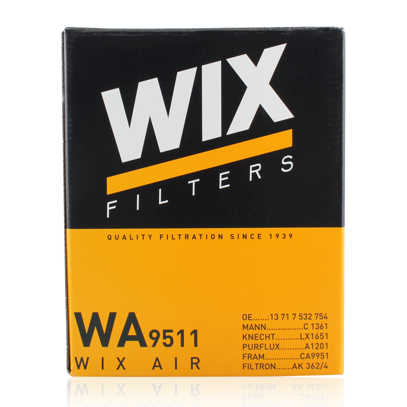维克斯(WIX)空气滤WA9511适配宝马3系318i/320i/1系118i/120i/X1 18i