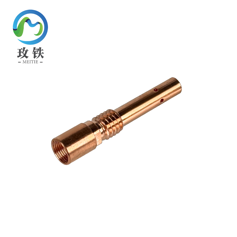 玫铁 二保焊枪连接杆 350A(紫铜内丝) 个高清大图