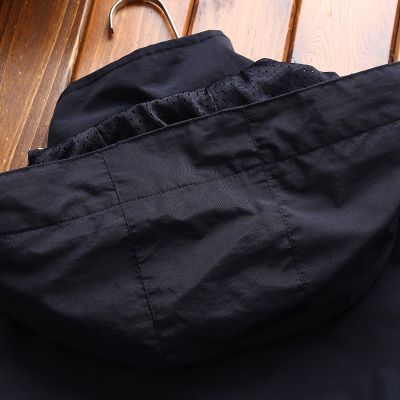 JPDUN吉普盾夹克男装春秋休闲中长款上衣青年运动户外外套男 XL 宝蓝