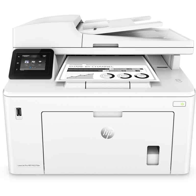 惠普(hp)M227fdw A4黑白激光多功能打印复印扫描传真打印机一体机自动双面有线无线WIFI网络替代226DW套餐一高清大图