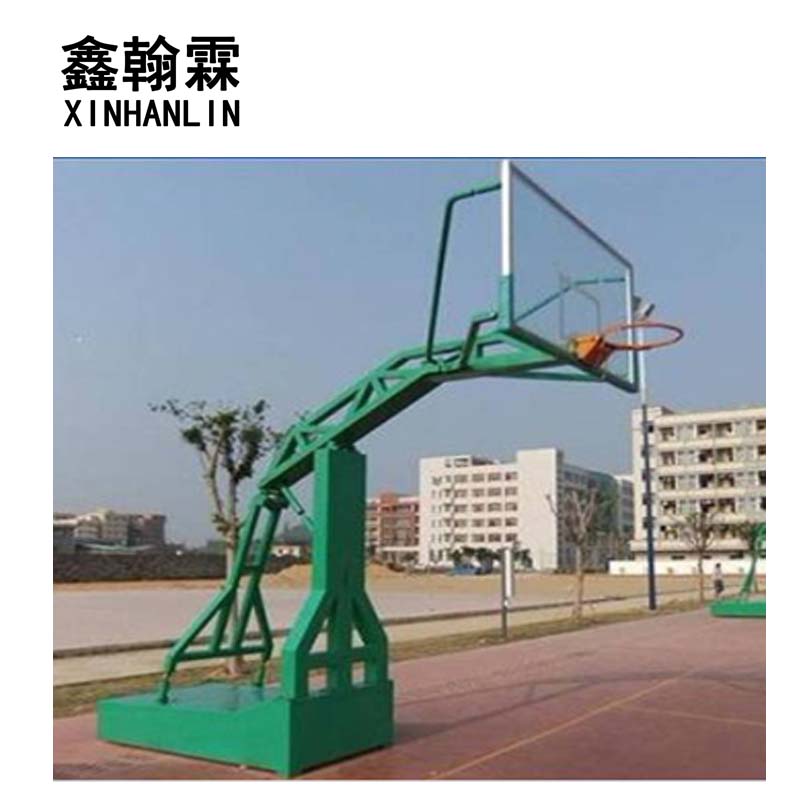 鑫翰霖 手动液压平箱篮球架XHL-L401 /个高清大图