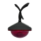 鸿灵睿芯 RX-JSD18 DC3.7V 5W IP66 10HZ LED太阳能声光警示灯(计价单位:盏)黑色