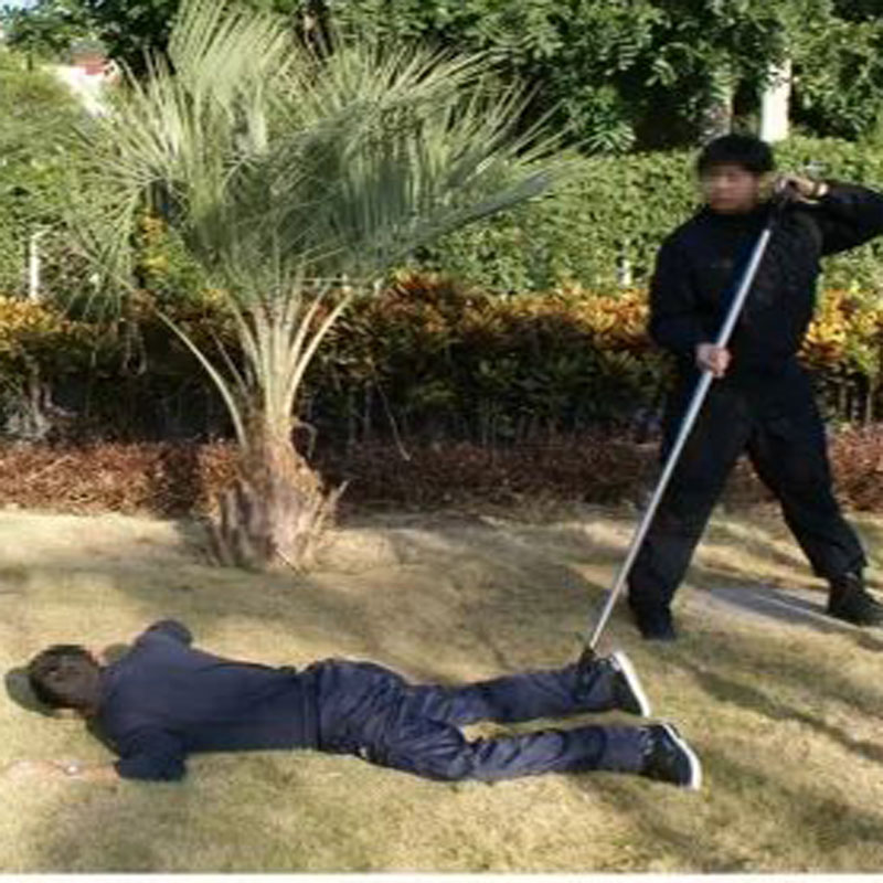 执法锦衣卫保安器材防暴器械校园安保装备防爆安防用品八大件 防暴脚叉高清大图