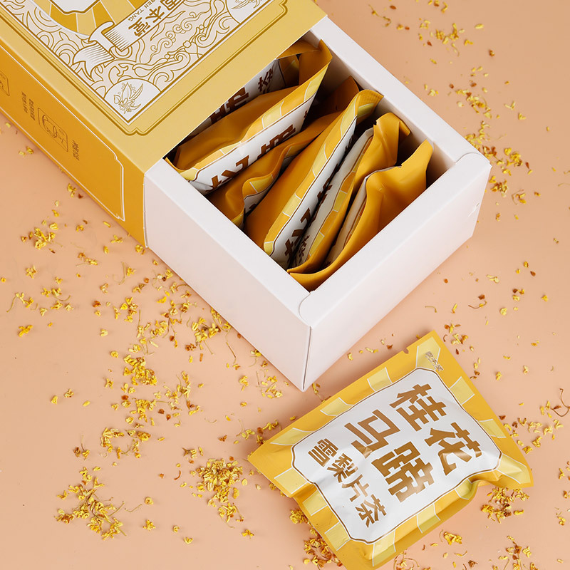 买一发三固本堂桂花马蹄雪梨茶金桔菊花胎菊水果茶花茶组合润泡水喝的咽喉茶包