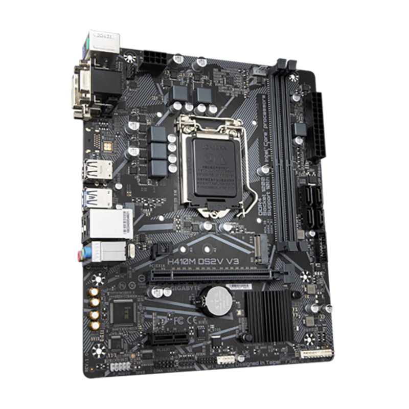 技嘉(GIGABYTE)H410M DS2V V3主板支持第十代Intel® Core™ 处理器