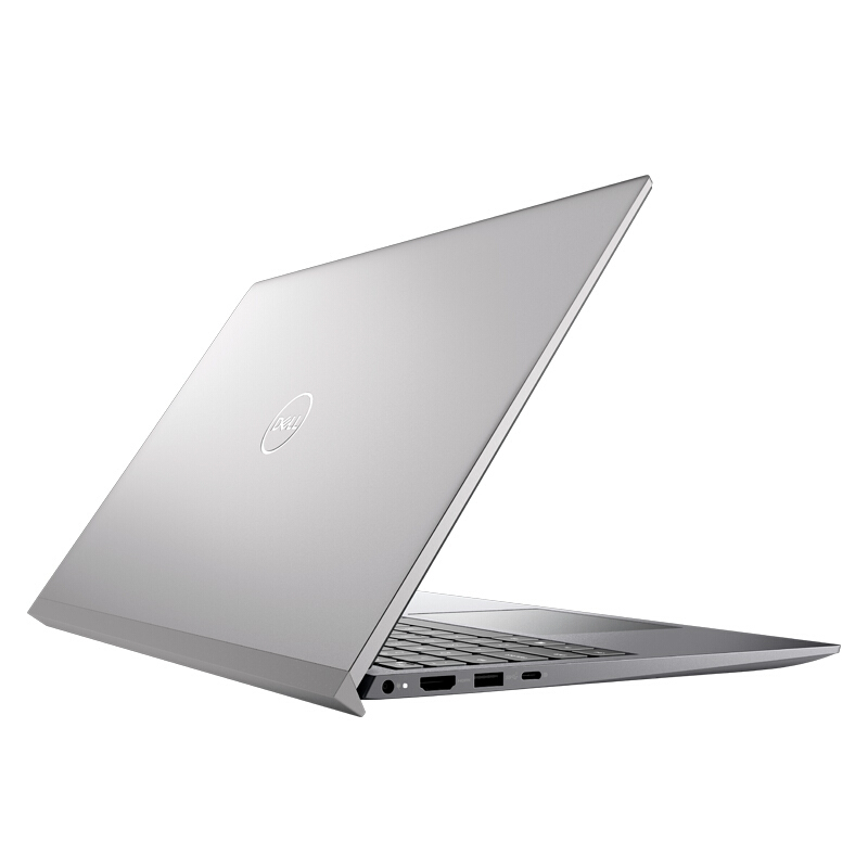 戴尔(DELL)灵越5510 15.6英寸超轻薄高端商务设计师时尚笔记本电脑(十一代i7-11390H 16G 512GSSD MX450-2G 高清屏)银 标配