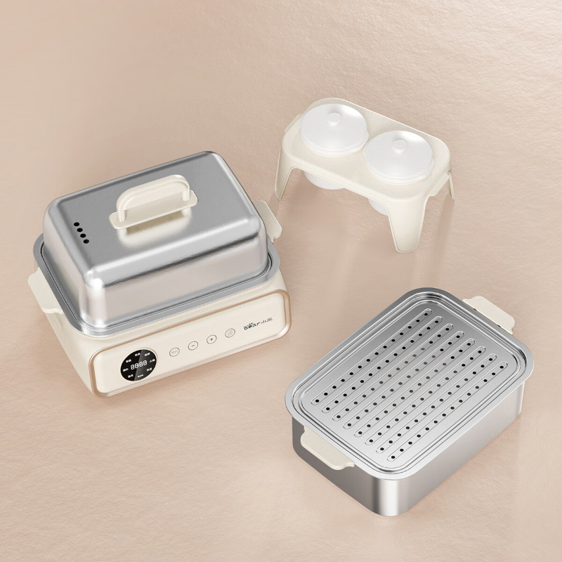 小熊(bear) DZG-P20Q5 电蒸锅 多功能家用三层蒸煮一体锅高清大图