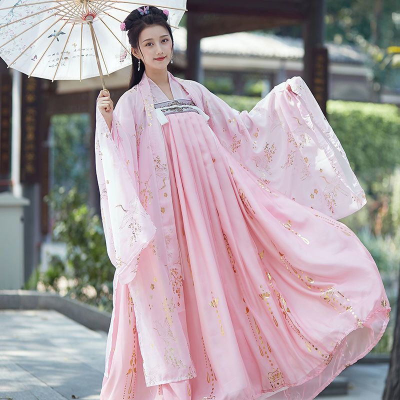 唐装汉服女仙女裙古装衣服学生长款超仙套装女齐胸襦裙新款臻依缘