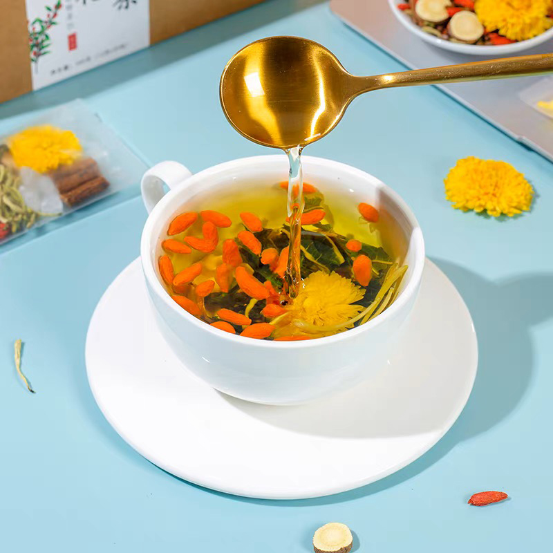 新全新菊花枸杞决明子240克(80包)/盒高清大图