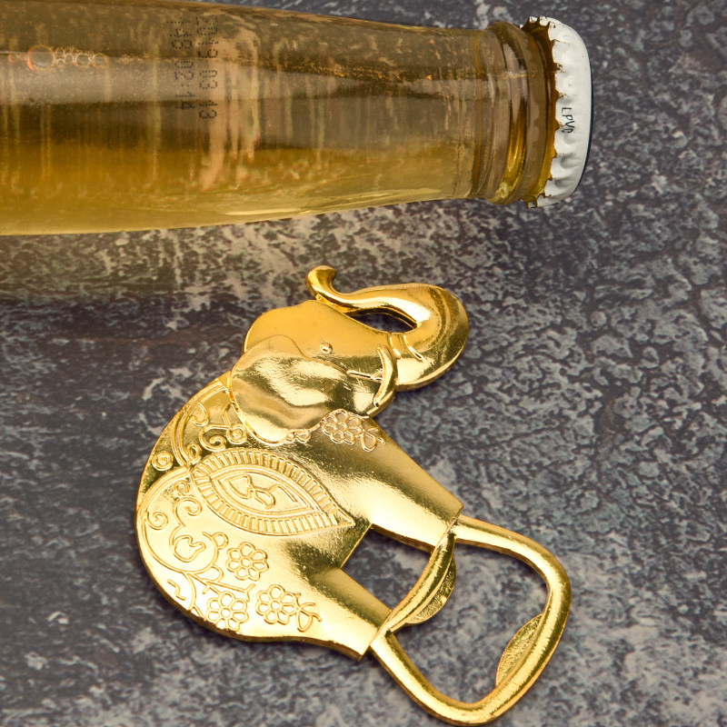 创意大象开瓶器锌合金啤酒开瓶器便携酒启婚礼起子生日礼品钥匙扣