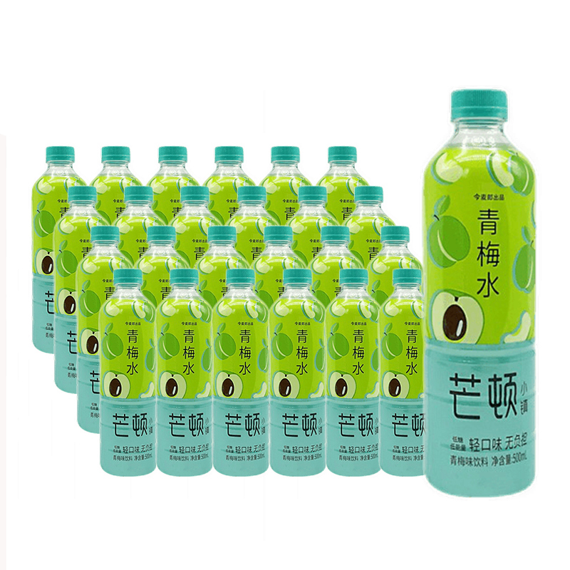 今麦郎芒顿小镇青梅水500ml瓶装解渴饮料