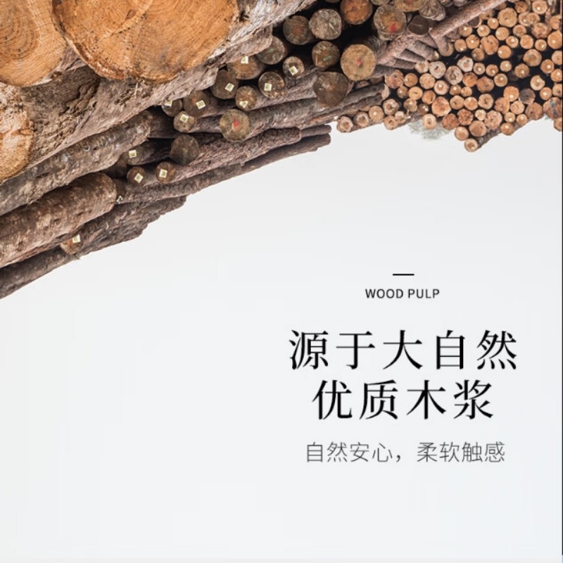悠米(UMI)C04004W双层塑包面纸 200抽/包 8包/提(5提装)高清大图