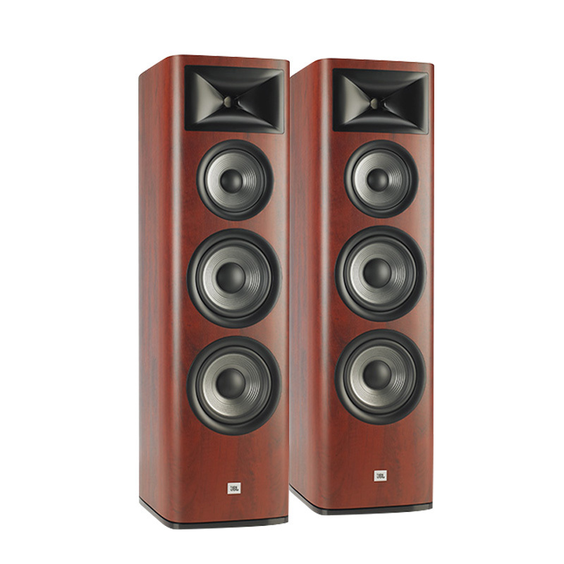 JBL STUDIO 698家庭影院音响套装家用音箱木质HIFI落地式双8寸低音 5.1声道家庭影院套装 红色高清大图
