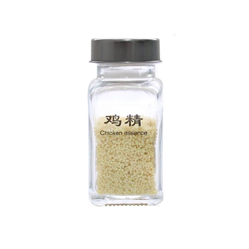 烧烤调料瓶玻璃带盖小分装100ml 厨房家用装盐调味料罐佐料盒套装 敬平 2大孔+3小孔送贴纸调味罐