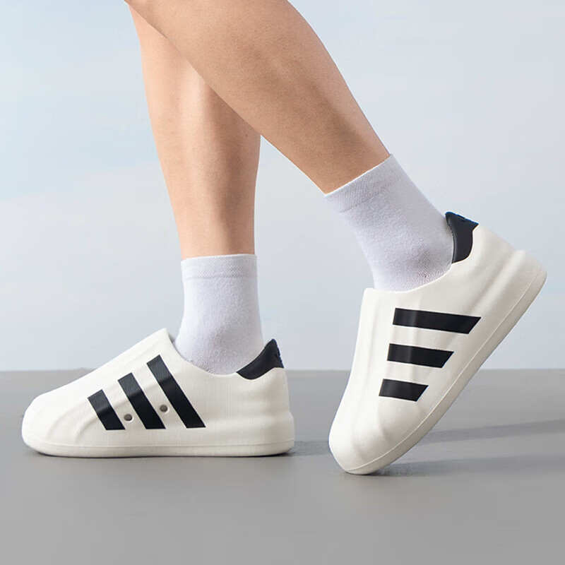 阿迪达斯（adidas）三叶草板鞋男鞋女鞋新款贝壳头一脚蹬休闲鞋轻便运动鞋HQ8750 ZP高清大图