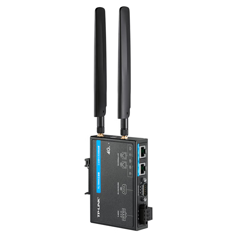 普联 TP-LINK 4G无线路由器插SIM流量卡自动联网高速企业商用 工厂交通TL-TR905工业级