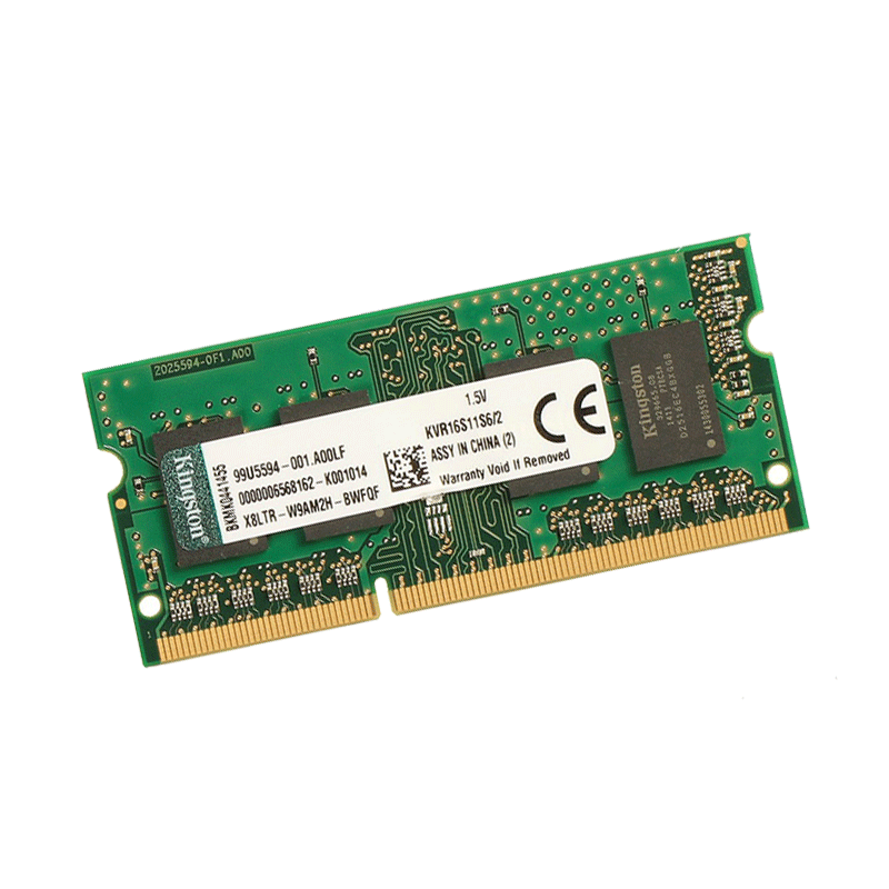 金士顿(Kingston) 2G DDR3 1600 笔记本内存条 KVR16S11/2