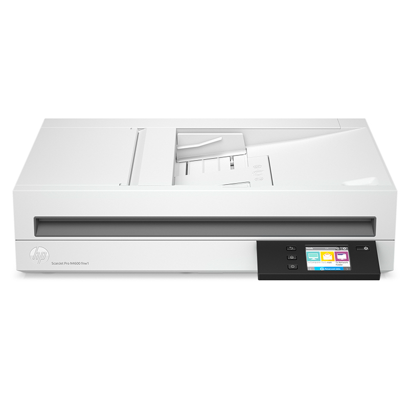 惠普(hp)2600f1平板馈纸式扫描仪高速扫描USB接口+25页速度+按键办公文件快速连续自动进纸A4双面扫描不降速