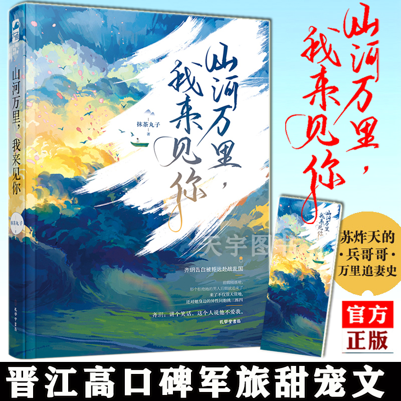 [正版]赠书签 山河万里 我来见你 抹茶丸子 大鱼文化青春文学晋江文学城军旅爱情高甜宠文少女言情小说实体书籍高清大图