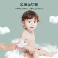 青蛙王子婴儿棉柔巾干湿两用非湿巾婴幼新生儿宝宝纸巾手口屁专用套装100片×5包