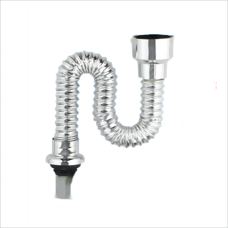 南方卫通 小便池下水管 小便池伸缩下水管 电镀NF-202 个高清大图