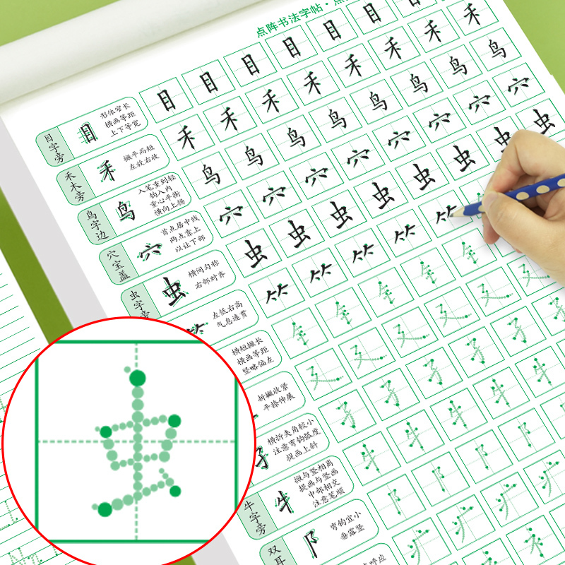 [一年级3本]1上字帖+笔画一二 [正版]笔画笔顺练字帖偏旁部首2024版一年级同步练字字帖拼音数学幼小衔接每日一练描红