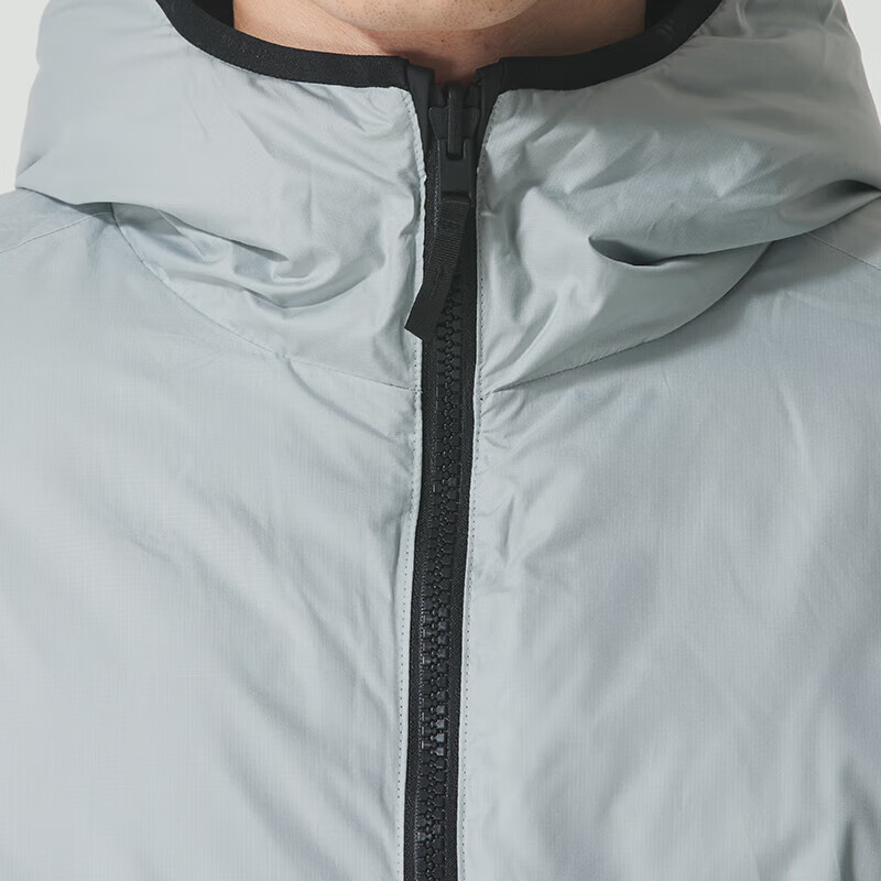 阿迪达斯 (adidas)外套男装新款运动羽绒服跑步休闲骑行防风连帽夹克KC2490 ZP高清大图