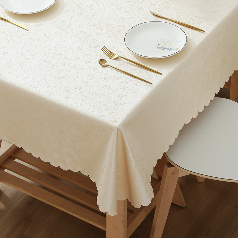 防水防油桌布 餐桌桌布 (适用餐桌尺寸140*70cm) 桌布120*170cm高清大图