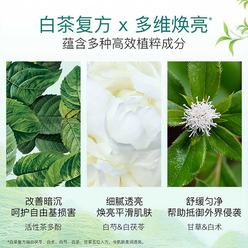 佰草集白茶玲珑睡眠面膜120g免洗涂抹式补水保湿油皮改善暗沉清爽护肤正品高清大图