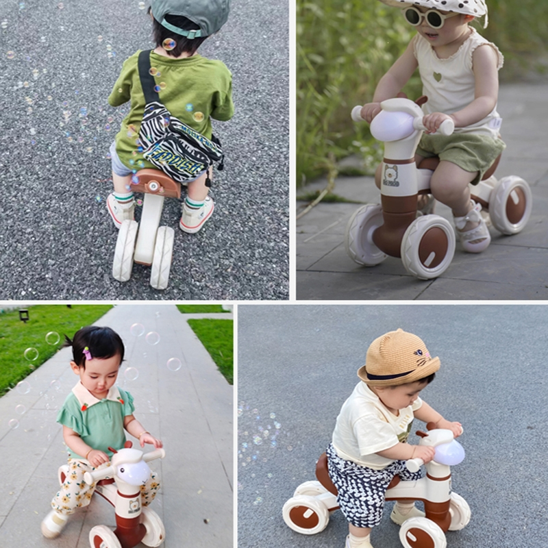 智扣儿童平衡车无脚踏1一3岁宝宝滑行车小孩滑步车婴儿学步溜溜车四轮