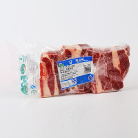 科尔沁 速冻牛肉 带盖肋排 国产内蒙古牛肉 生态饲养 袋装500g