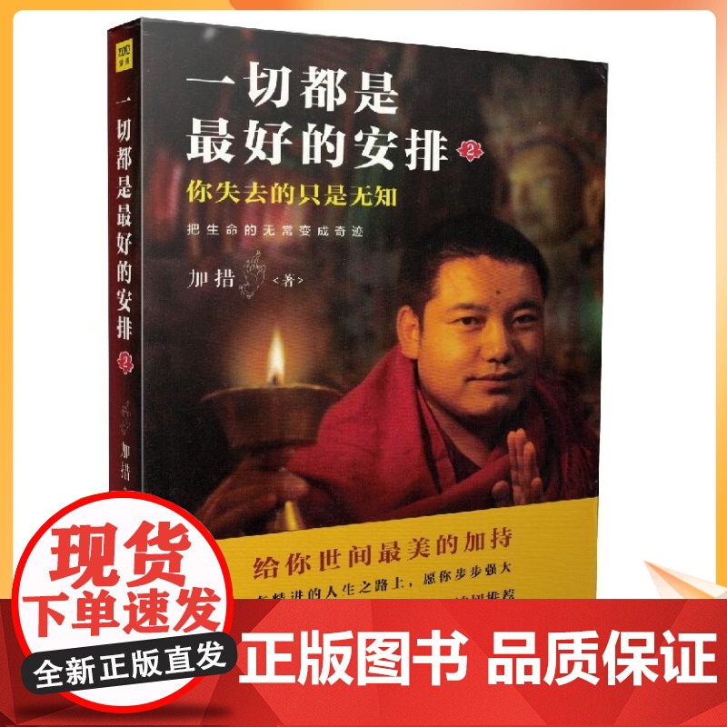 正版 一切都是最好的安排2 把生命的无常变成奇迹 加措活佛 索甲仁波切 国际文化出版公司高清大图