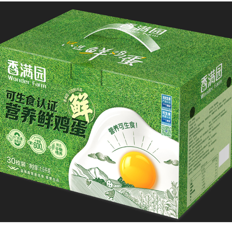 香满园鲜鸡蛋(可生食)1.6千克