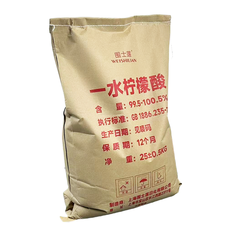 围士莲 一水柠檬酸 99.5-100.5% 25KG 袋高清大图