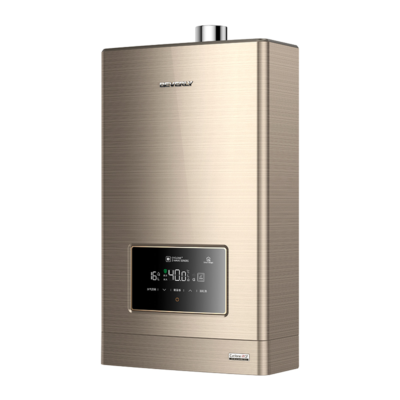 美的(Midea) 比佛利 燃气热水器家用 JSQ30-W3(天然气)16L恒温式水量伺服器 高层中央抗风