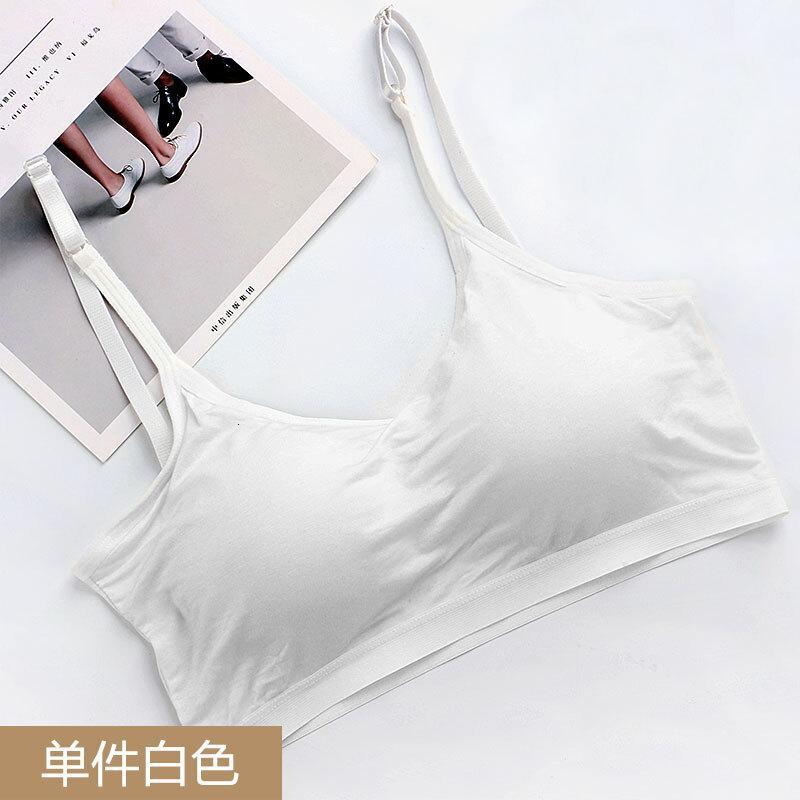裹胸式女抹胸打底短款性感拢带小背心学生高中少女内衣