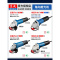 东成 S1M-FF05-100B 角磨机 850W 原装标配侧面开关(一台装)
