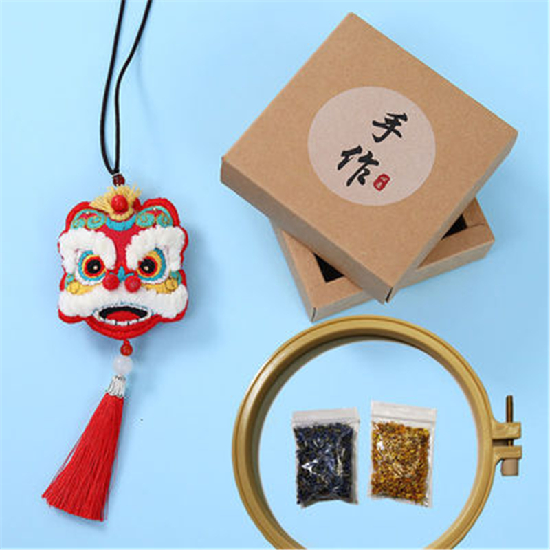 平安符手工刺绣diy自绣制作材料包*2个