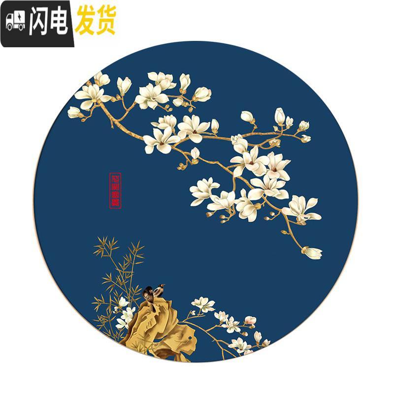 三维工匠十字绣简单绣小件花开富贵欧式清新客厅卧室立体印花满绣2019新款 花开富贵一(中版)[52*52CM]高清大图
