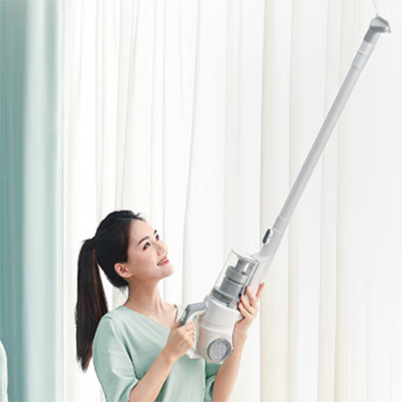 美的(Midea)吸尘器手持推杆两用多刷头强力低噪大吸力4重过滤5米有线易清洁尘杯吸尘器SN7高清大图