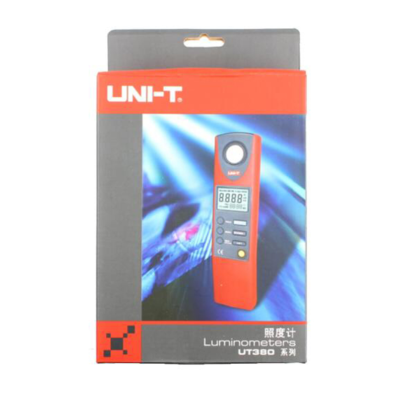 工具库 优利德UNI-T 照度计 光照度20-20000lux(fc)测量 USB数据传输 UT382
