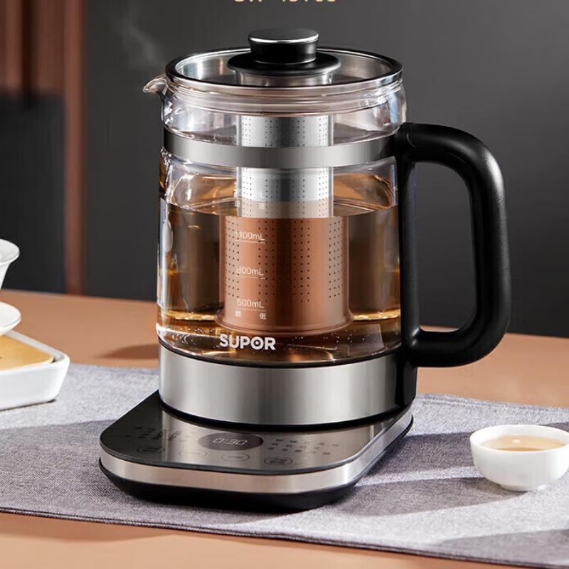 苏泊尔(SUPOR)家用煮茶壶煮茶器 1.5L 十大炖煮功能 多段控温 双保温模式 316L不锈钢 SW-15Y05/台高清大图