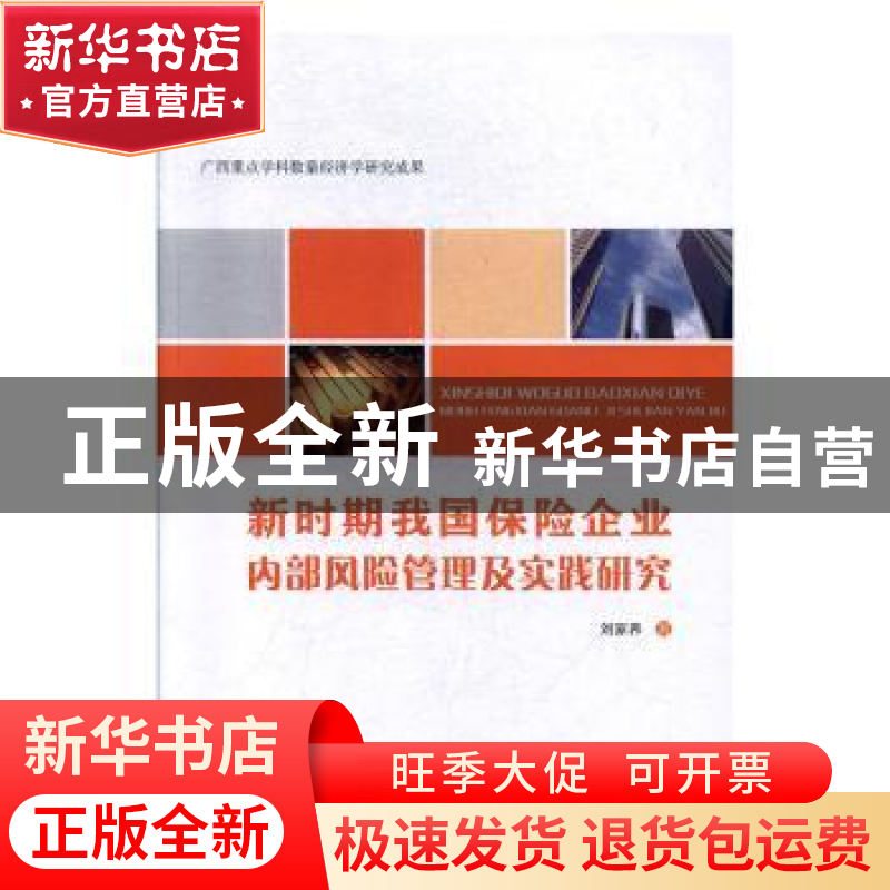 正版 新时期我国保险企业内部风险管理及实践研究 刘家养 四川大